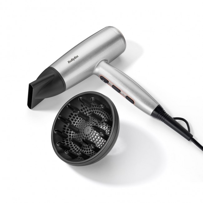 BaByliss Cosmos D580DE hair dryer 2100 W Satin steel