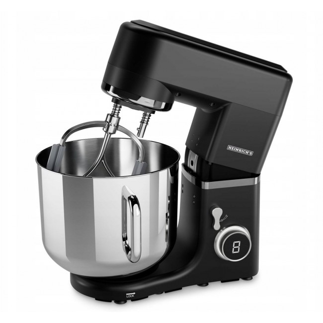 HEINRICH'S HKM 8120 Stand Mixer 1800 W 12 L Black