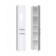 Bathroom cabinet NEL II 31x30x174 cm, white, glossy