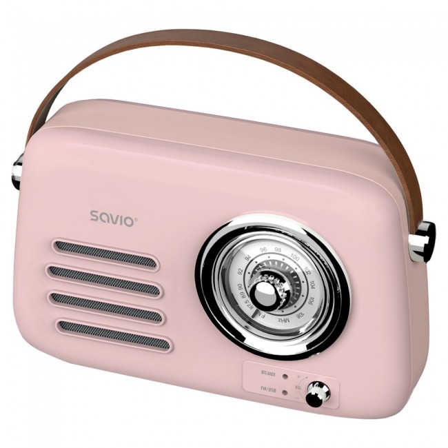 SAVIO RS-03 Portable radio, pink