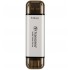 Transcend ESD310 512 GB USB Type-A to USB Type-C 3.2 Gen 2 (3.1 Gen 2) Silver