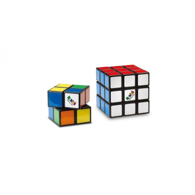 Rubik s Cube, Duo Pack of The Original 3x3 & Mini 2x2 Classic Color-Matching Problem-Solving Puzzle Game Toy, for Kids and Adults Aged 8 and up