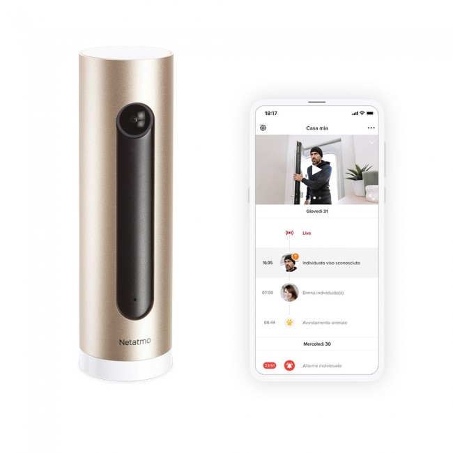 Netatmo Welcome IP security camera Indoor 1920 x 1080 pixels Desk Netatmo Welcome IP security camera Indoor 1920 x 1080 pixels Desk