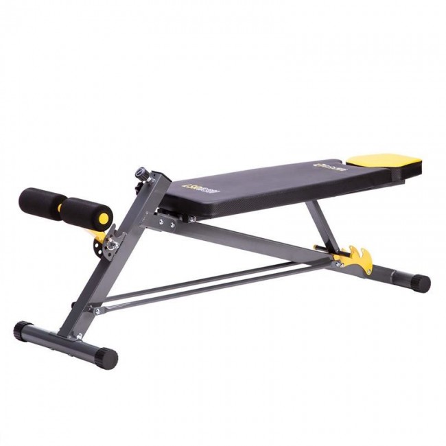 HMS Fitness LSR8311 Flat weight training bench Adjustable seat Home Black, Yellow HMS Fitness LSR8311 Flat weight training bench Adjustable seat Home Black, Yellow