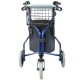 Practical tricycle walker with basket and bag Practical tricycle walker with basket and bag