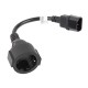 Lanberg CA-C14E-10CC-0018-BK power cable Black C14 coupler Lanberg CA-C14E-10CC-0018-BK power cable Black C14 coupler