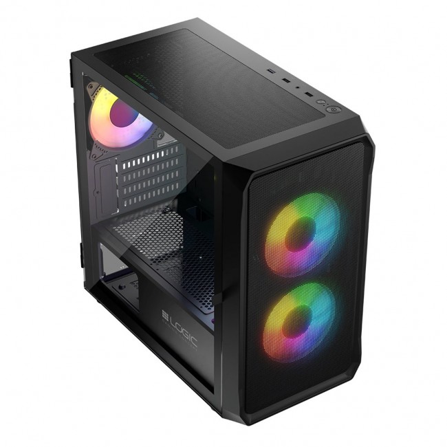 Logic PORTOS ARGB MINI USB 3.0 Case Black Logic PORTOS ARGB MINI USB 3.0 Case Black