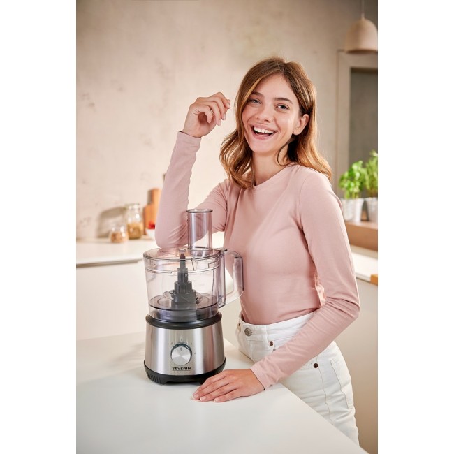 Severin KM 3892 food processor 1200 W 1.5 L Black, Stainless steel, Transparent Severin KM 3892 food processor 1200 W 1.5 L Black, Stainless steel, Transparent