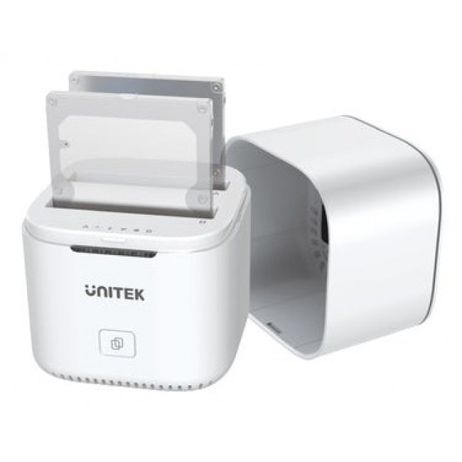 UNITEK SyncStation Marshmallow 2.5 USB 3.2 Gen 2 (3.1 Gen 1) Type-C White