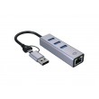 Conceptronic ABBY25G USB-C to Gigabit Network Adapter with 3-Port USB Hub Conceptronic ABBY25G USB-C to Gigabit Network Adapter with 3-Port USB Hub