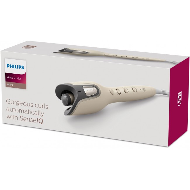 Philips 8000 series BHB887/00 hair styling tool Curling iron Warm Beige 2 m Philips 8000 series BHB887/00 hair styling tool Curling iron Warm Beige 2 m