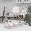 Dish drying rack 38 cm MAESTRO MR-1025-38 Silver