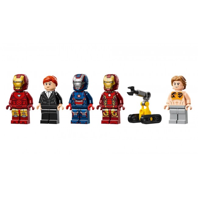 LEGO MARVEL 76315 Iron Man s Laboratory: Hall of Armor