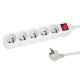 Esperanza ELK215W power extension 3 m 5 AC outlet(s) Indoor White Esperanza ELK215W power extension 3 m 5 AC outlet(s) Indoor White