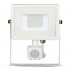 LED projector V-TAC VT-20-S-B 20W SAMSUNG CHIP Motion sensor 6400K 1600lm (SKU 450) White