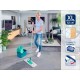 Leifheit 55092 mop Microfibre 8000 ml Dry&wet Microfiber Blue, Grey Leifheit 55092 mop Microfibre 8000 ml Dry&wet Microfiber Blue, Grey