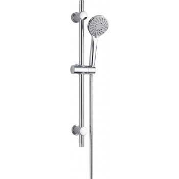 5-function shower set with rail