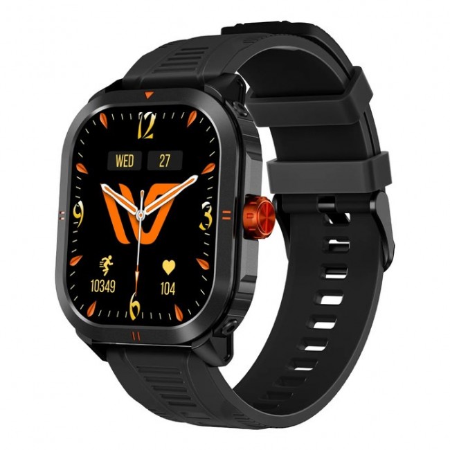 Weofly Pioneer Smartwatch - Multifunction Watch Bluetooth 5.3 Black Weofly Pioneer Smartwatch - Multifunction Watch Bluetooth 5.3 Black