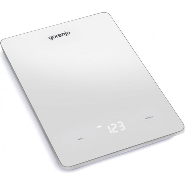Gorenje KT10LBW White Countertop Rectangle Electronic kitchen scale Gorenje KT10LBW White Countertop Rectangle Electronic kitchen scale