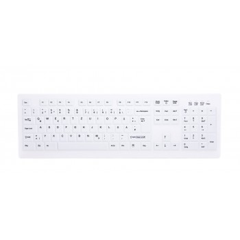 Contour Design Active Key AK-C8100F-FU1-W/GE keyboard Office RF Wireless QWERTZ German White