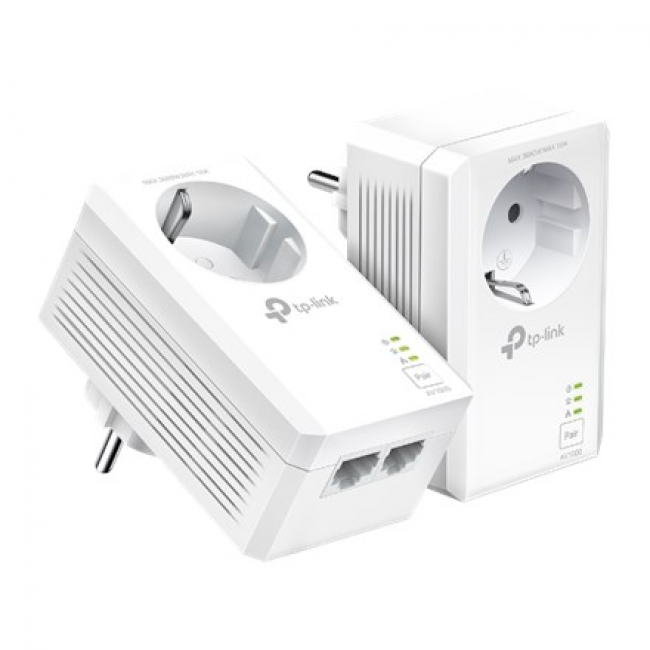 TP-Link TL-PA7027P KIT PowerLine network adapter 1000 Mbit/s Ethernet LAN White 2 pc(s) TP-Link TL-PA7027P KIT PowerLine network adapter 1000 Mbit/s Ethernet LAN White 2 pc(s)