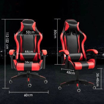 Extralink Gaming | Gaming Chair | office, rotary, bucket, black and red, G-522