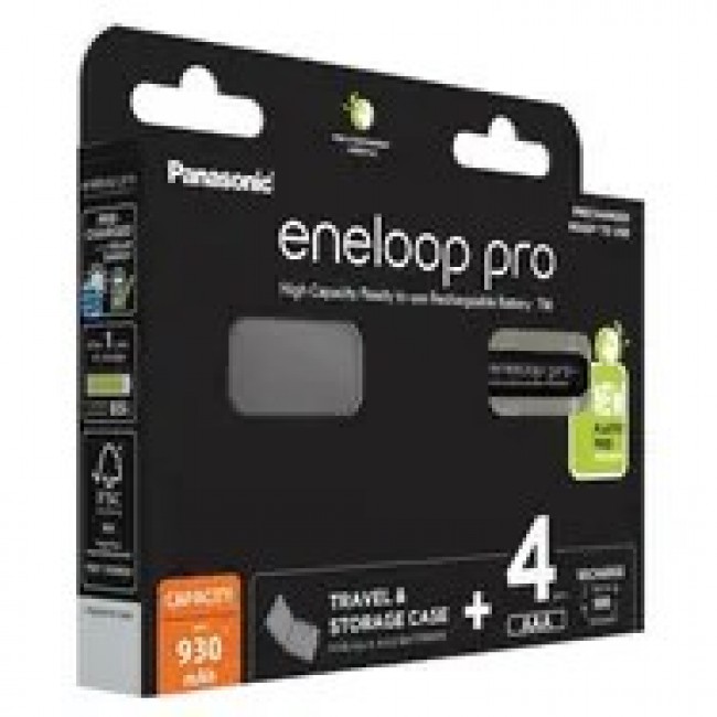 Akumulator Panasonic Eneloop Pro AAA 930 mAh / Ni-MH / 4 szt. / blister