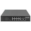 Intellinet 8-Port Gigabit Ethernet PoE+ Switch with 2 RJ45 Gigabit Uplink Ports, IEEE 802.3at/af Power over Ethernet (PoE+/PoE) Compliant, 120 W, Endspan, Desktop (WITH C14 2 PIN POWER CORD) Intellinet 8-Port Gigabit Ethernet PoE+ Switch with 2 RJ45 Gigabit Uplink Ports, IEEE 802.3at/af Power over Ethernet (PoE+/PoE) Compliant, 120 W, Endspan, Desktop (WITH C14 2 PIN POWER CORD)