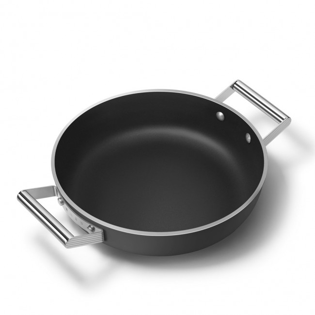 Smeg DPF2812BLM multi pot Black Aluminium, Stainless steel 4.3 L 28 cm