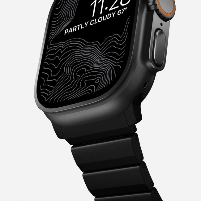 Nomad NM014834858 smart wearable accessory Band Black Titanium