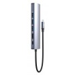 Manhattan USB-C Dock/Hub, Ports (x6): Ethernet, HDMI, USB-A (x3) and USB-C, with Power Delivery (PD) 100W- requires external USB-C charger (not included). USB powered (no external power supply required) when PD is not in use