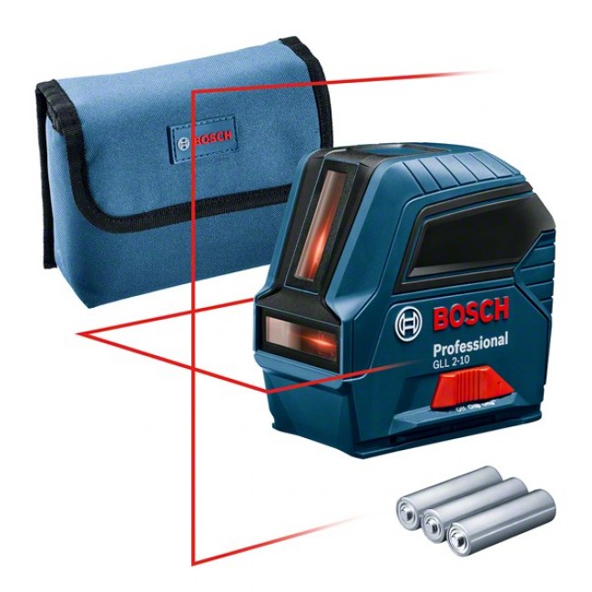 Bosch GLL 2-10 Professional Line level 10 m 630-650 nm