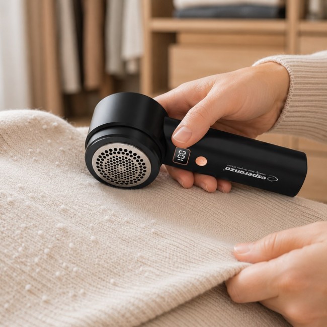 Esperanza ECS012 Cordless Clothes Shaver Black