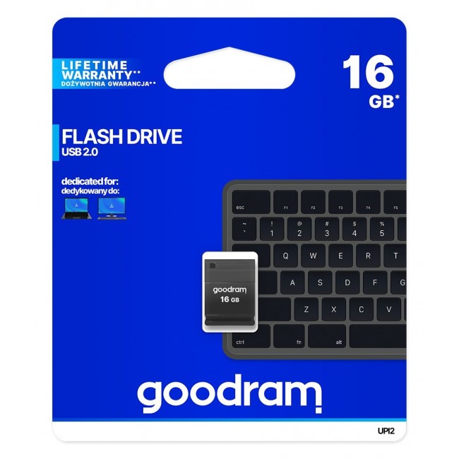 Goodram UPI2 USB flash drive 16 GB USB Type-A 2.0 Black
