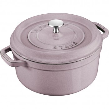 Staub Round Cast Iron Pot - 2.6 ltr, Cherry Blossom