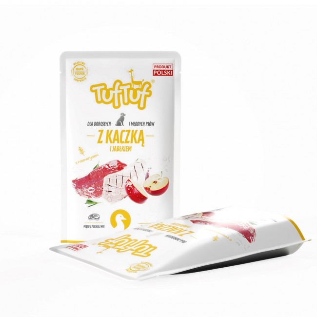 TUF TUF Duck Meal with Apple - wet dog food - 500g