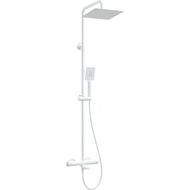 Shower set with thermostatic bath faucet Shower set with thermostatic bath faucet