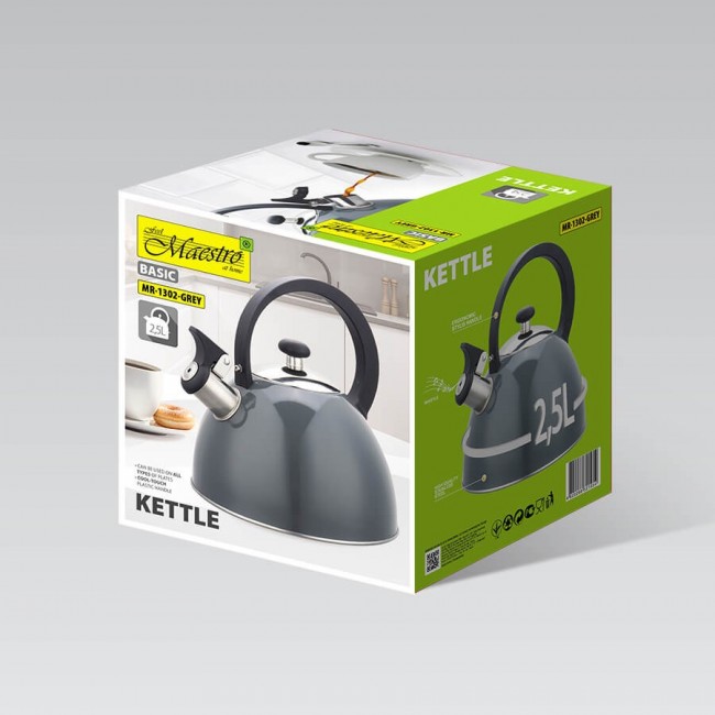 Maestro MR-1302-GREY kettle 2.5 L Grey Maestro MR-1302-GREY kettle 2.5 L Grey