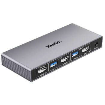 Unitek KVM Switch 4K@60Hz USB 3.0 HDMI