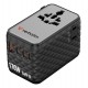 Verbatim Charge 'n' Travel 170W Universal Travel Adapter Black