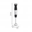 Tefal Quickchef+ HB67G830 blender 0.8 L Immersion blender 1000 W Black, Stainless steel