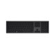 KeySonic KSK-8023BTRF (DE) keyboard Universal Bluetooth QWERTZ German Anthracite, Black