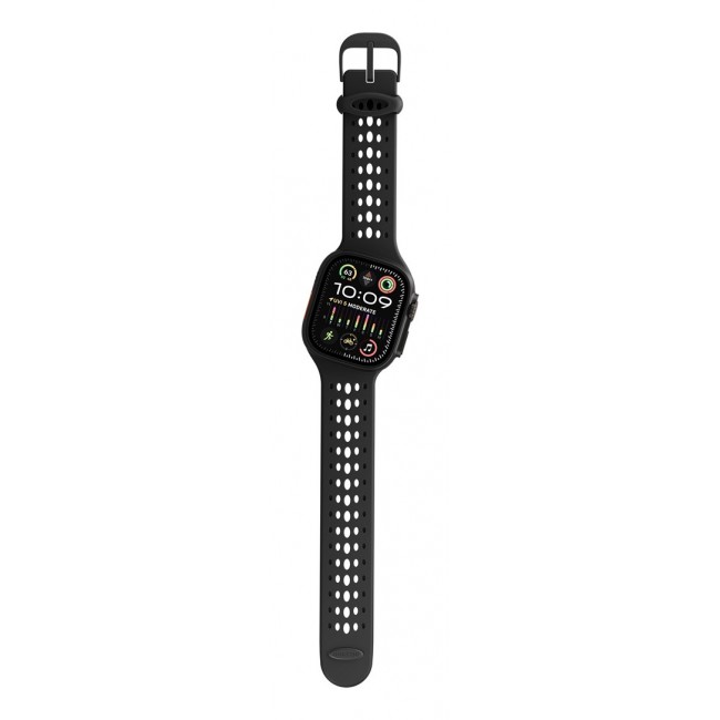 Decoded Ares O Watch Band Black Silicone