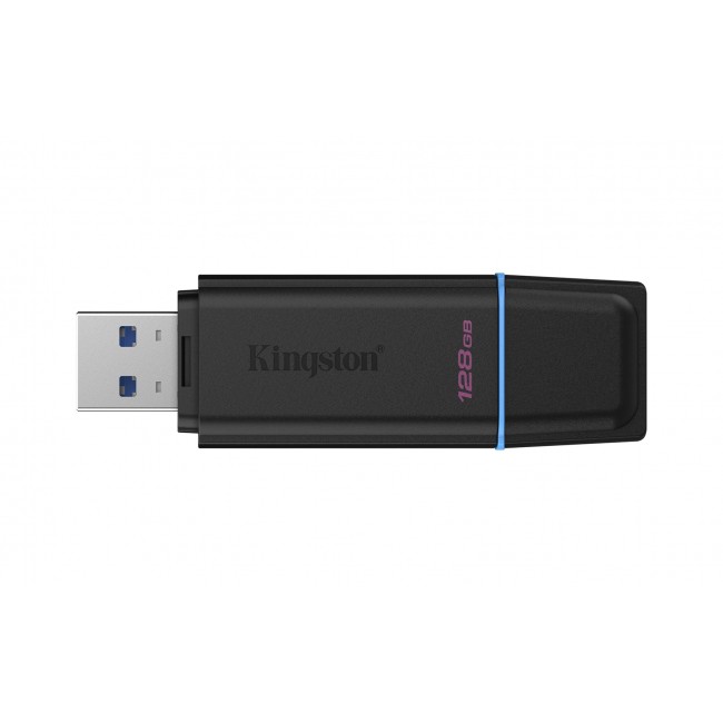 Kingston Technology DataTraveler 128GB Portable USB 3.2 Gen 1 Exodia Black/Blue Kingston Technology DataTraveler 128GB Portable USB 3.2 Gen 1 Exodia Black/Blue