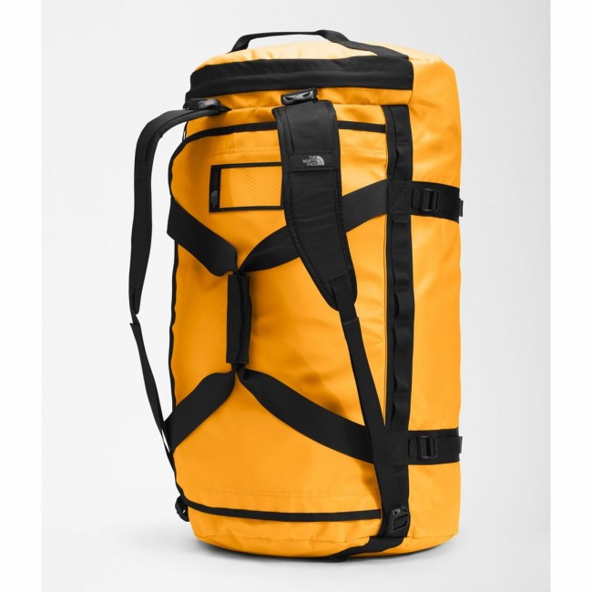 The North Face Base Camp Duffel L duffel bag 95 L Polyester Black, Yellow