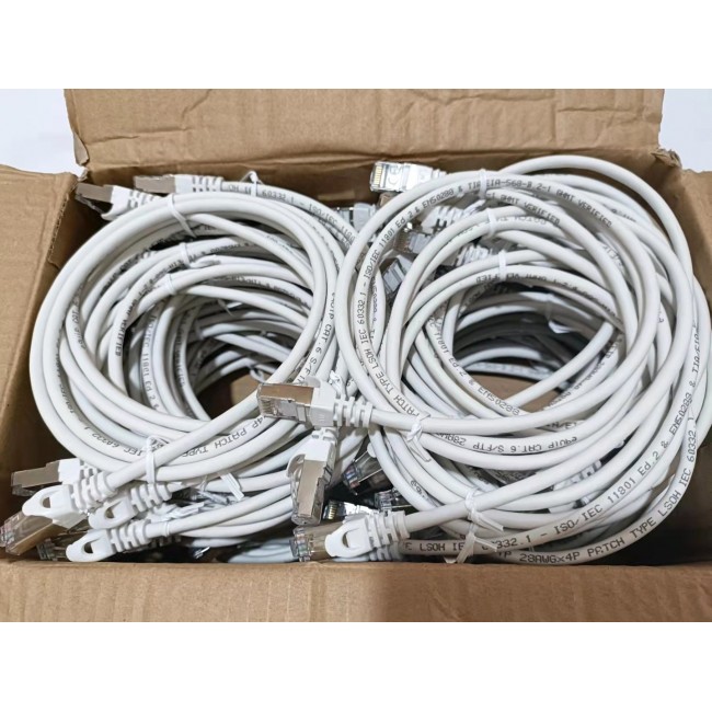 Equip Cat.6 S/FTP Patch Cable, 1.0m, White, 40pcs/set