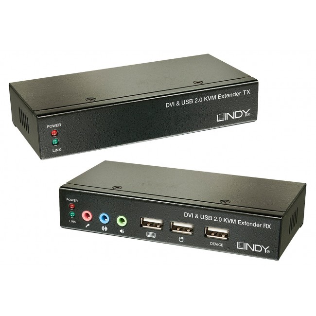 Lindy 39377 KVM switch Black Lindy 39377 KVM switch Black