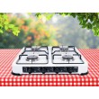 Promis KG400B hob white Countertop Gas 4 zone(s)