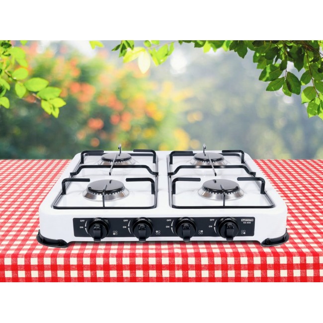 Promis KG400B hob white Countertop Gas 4 zone(s)