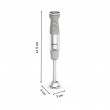 Tefal Quickchef+ HB673B30 blender Immersion blender 1000 W Grey, Stainless steel